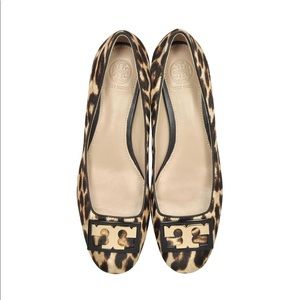 Tory Burch Gigi Leopard Low Heeled Flats NWT